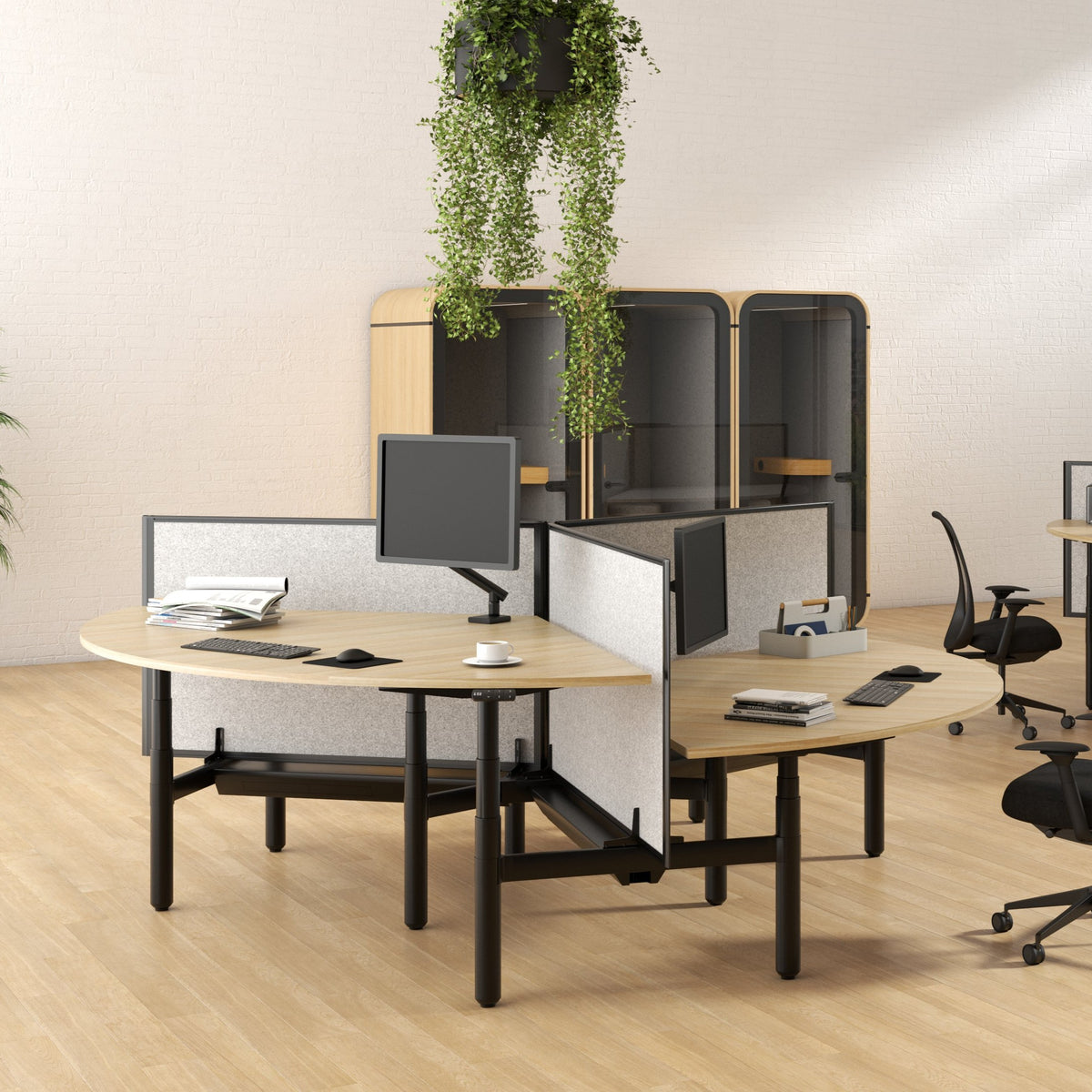 ENV3 Round Electric Workstation