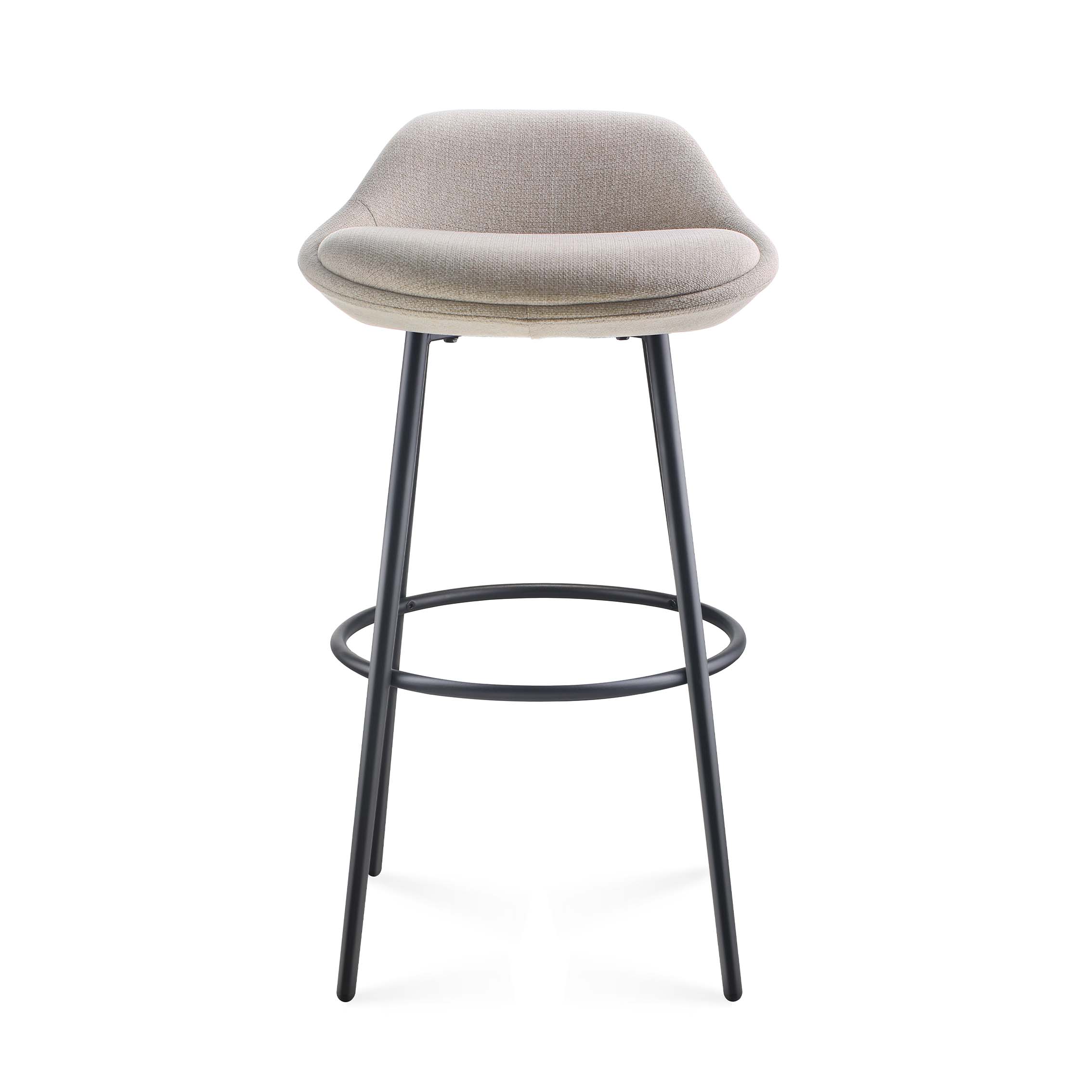 Eros Bar Stool - Stone 102 Fabric