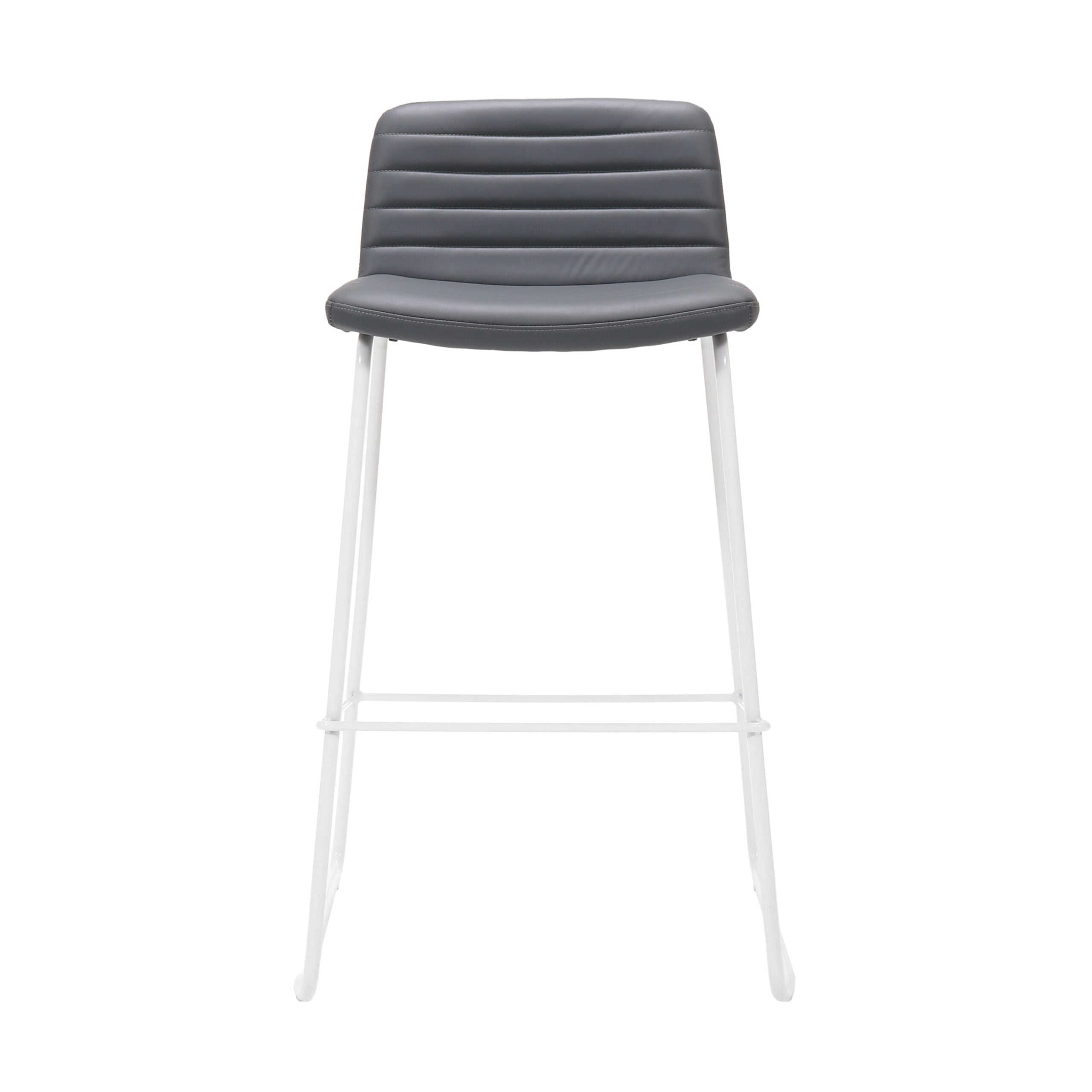 Pixel Counter Stool - 630H - French Navy/White