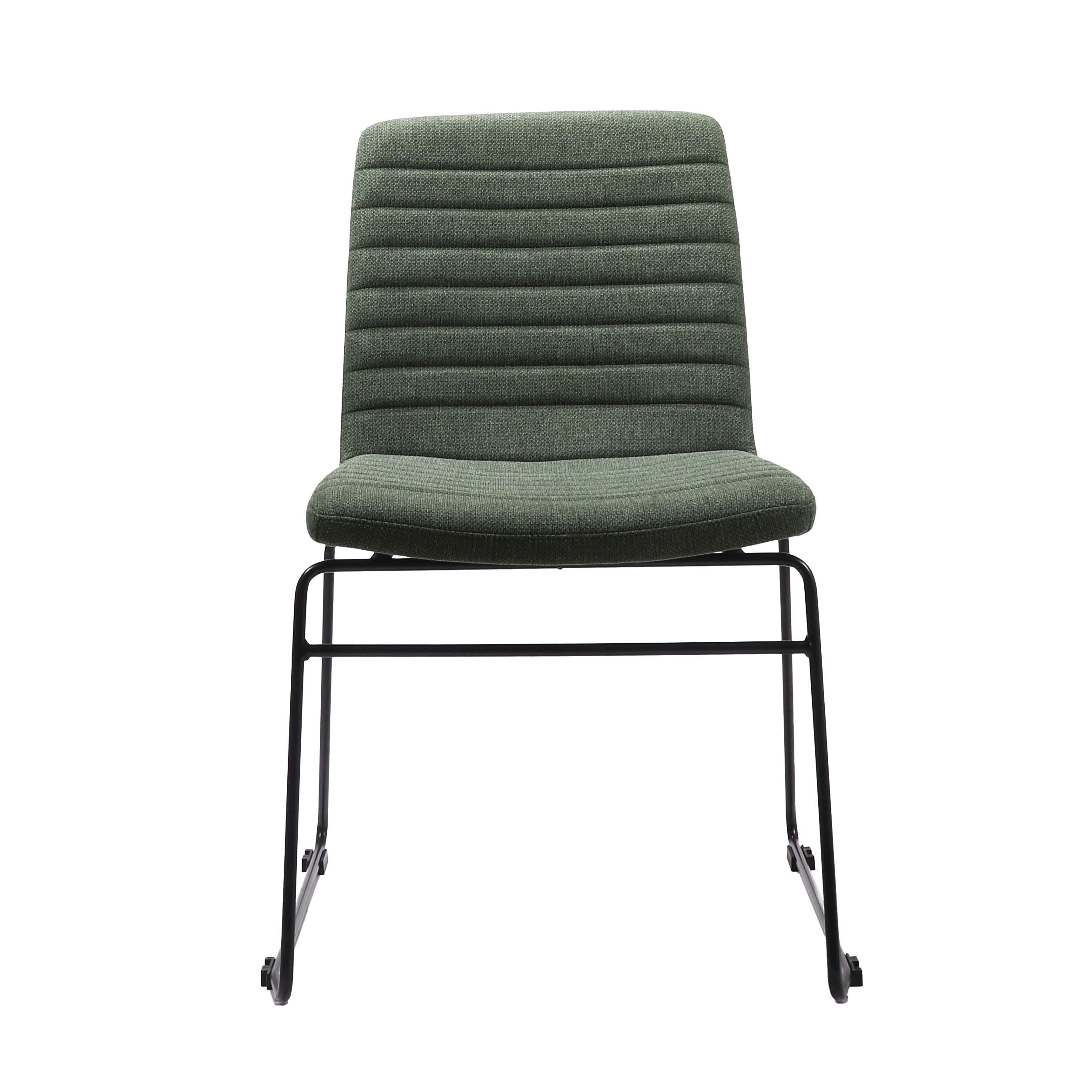 Pixel Sled Base Chair - Olive/Black