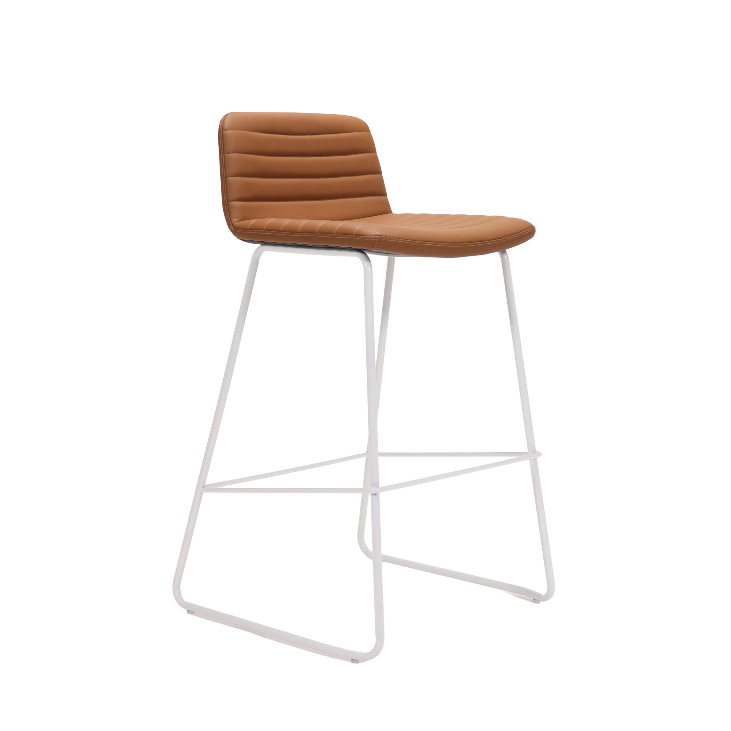 Pixel Bar Stool - 730H - Amber/White
