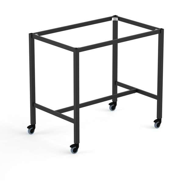 Durafurn Spire Square Leg 950 Bar Height Frame with 100mmH Castors