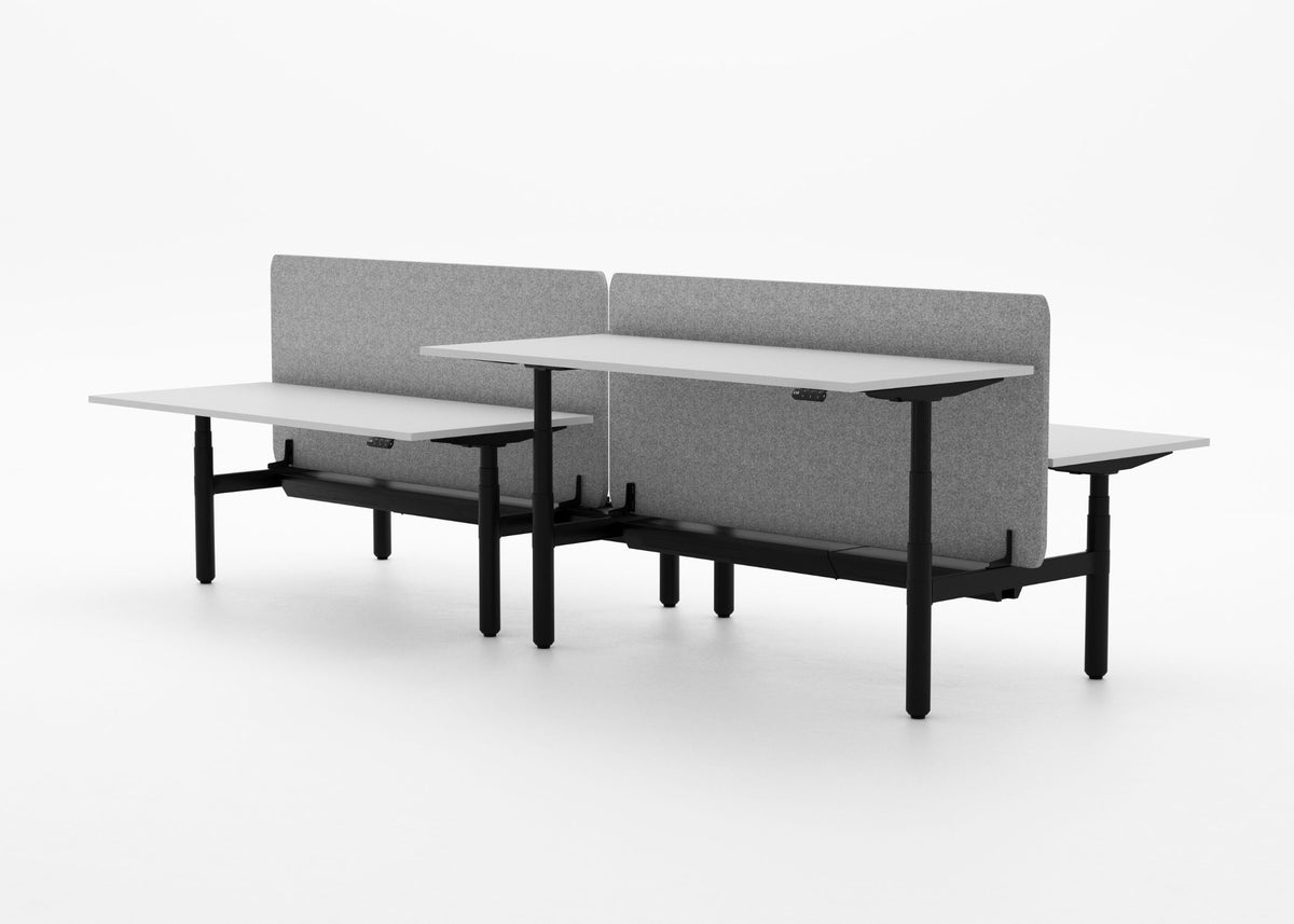ENV4 Round Electric Back-to-Back Workstation