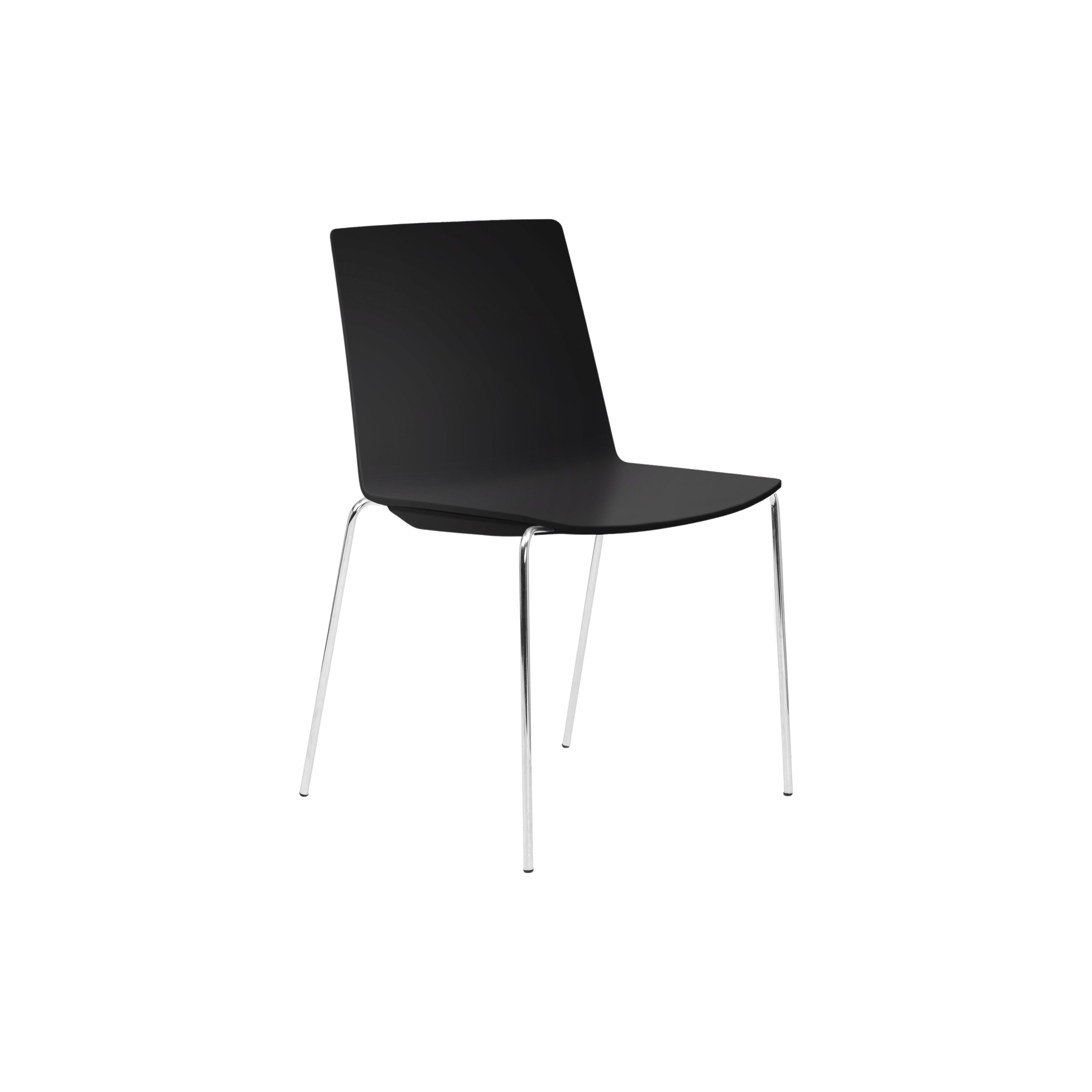 Jubel 4-Leg Chrome Black Shell