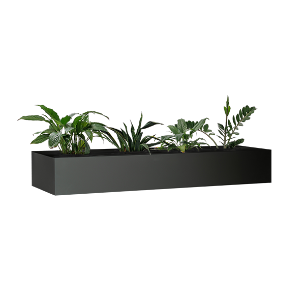 Sliding Door Cupboard Planter Box