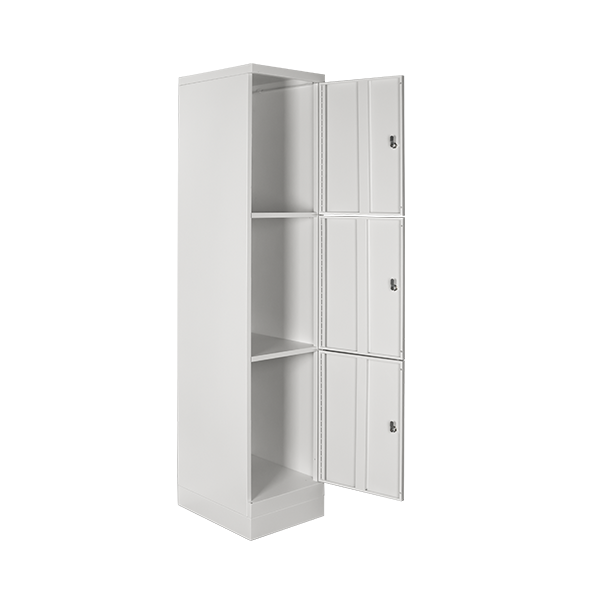 Flush Front Locker - 3 Door