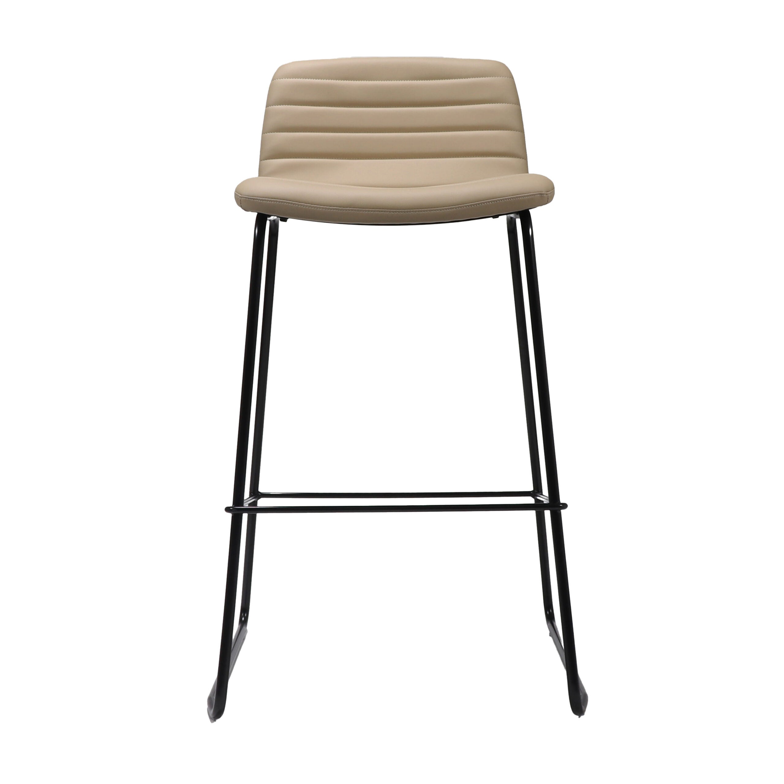 Pixel Bar Stool - 730H - Almond/Black