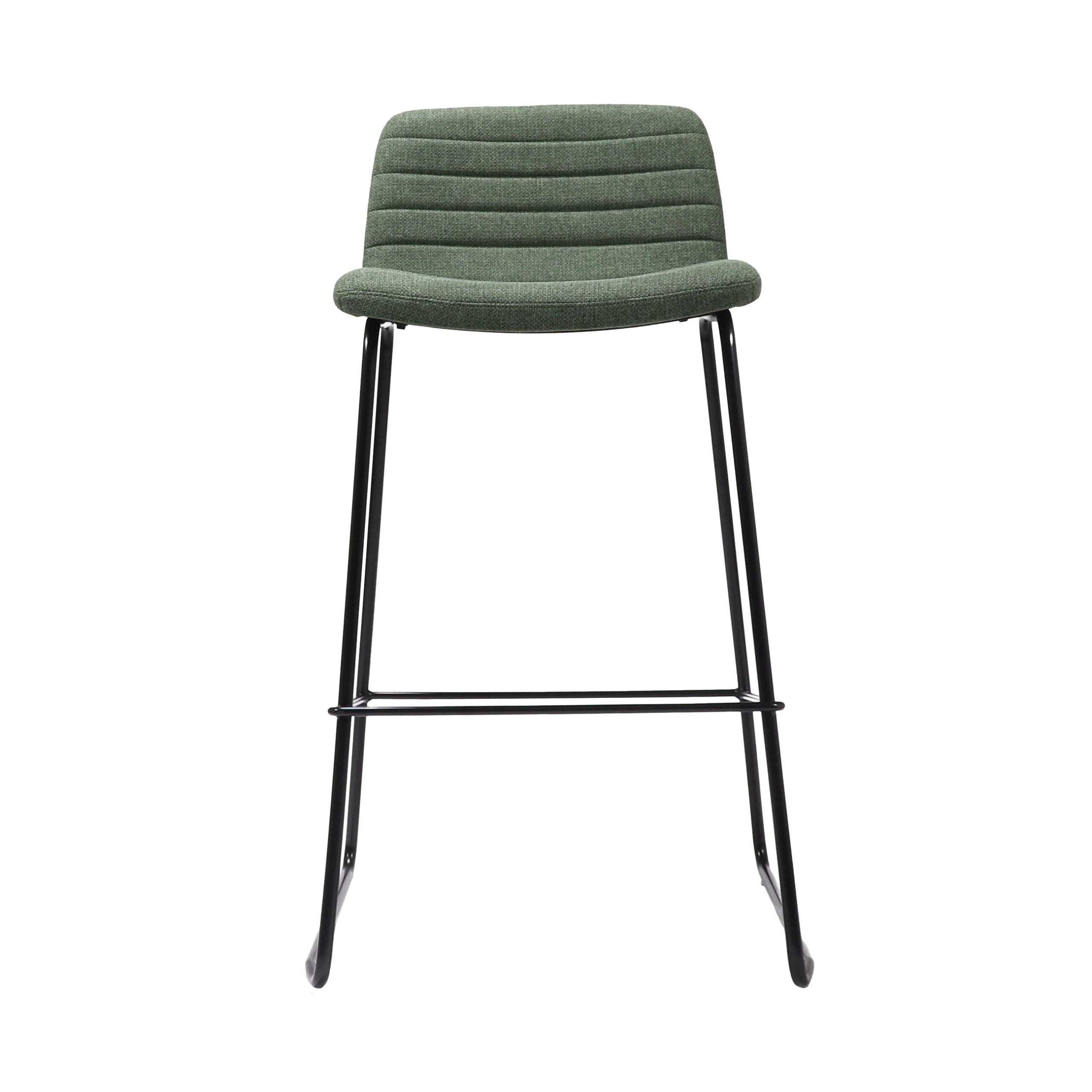 Pixel Bar Stool - 730H - Olive/White
